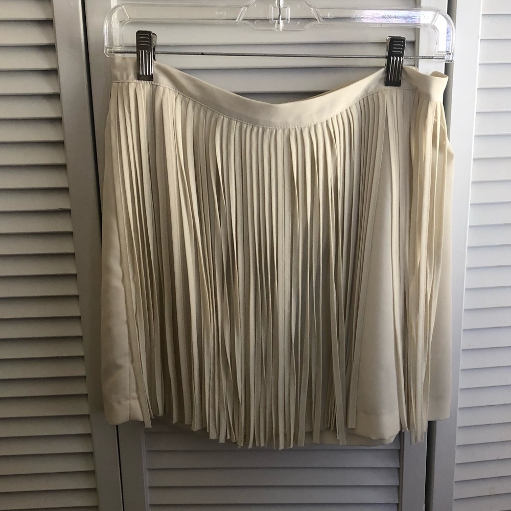 Zara fringe skirt